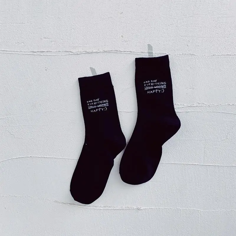 Women's Socks Letter Print Harajuku Retro Vintage Streetwear Crew Socks College Style Hip Hop Skateboard Black White Long Socks
Women's Socks Letter Print Harajuku Retro Vintage Streetwear Crew Socks College Style Hip Hop Skateboard Black White Long Socks