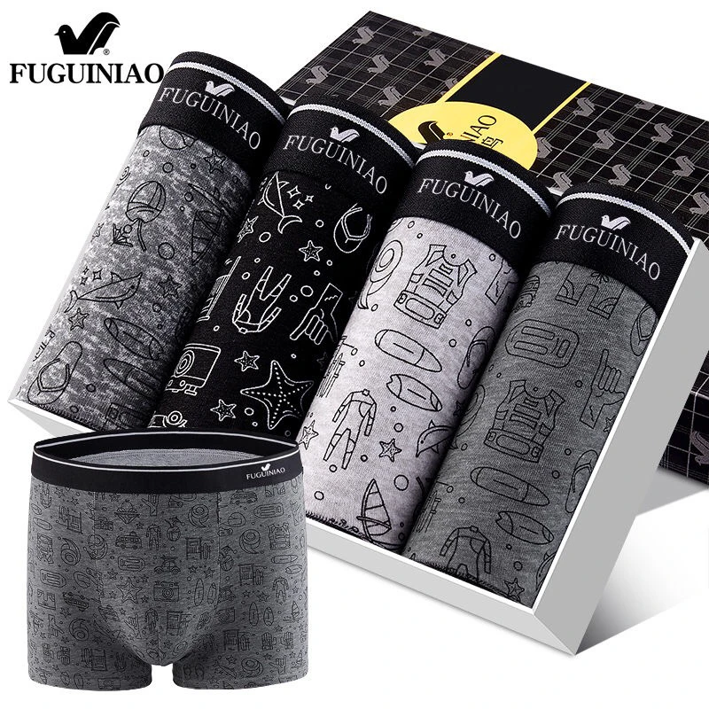 Fashion Underwear Men Underwear Cotton Printed Boxer Men Underpants Comfortable Breathable Men's Panties L-3XL
Fashion Underwear Men Underwear Cotton Printed Boxer Men Underpants Comfortable Breathable Men's Panties L-3XL