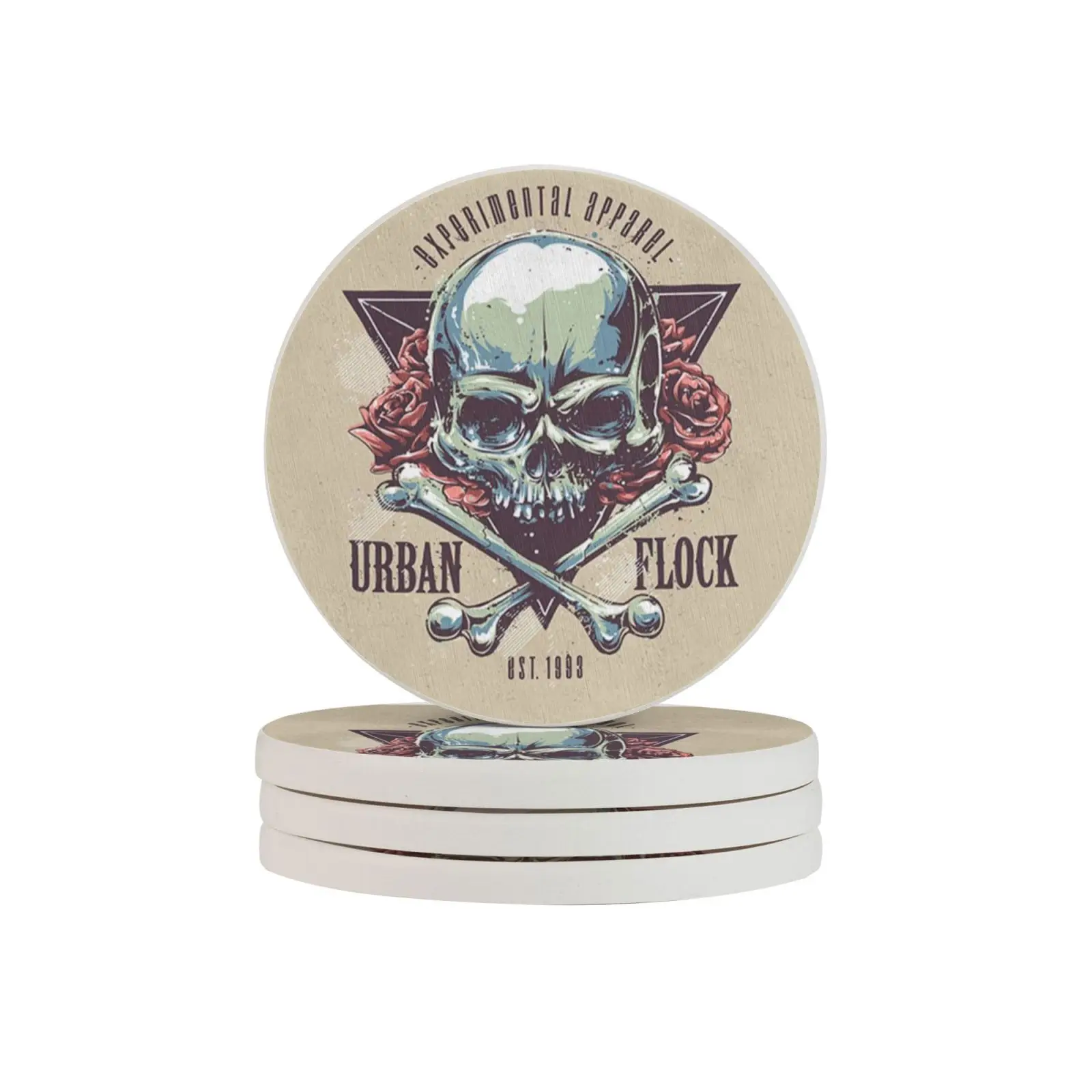 Skull Kitchen Accessories Personality Stand for Dishes 4-piece Set Original Coasters Diatom Mud Drink Coaster Pads Cups Table
Skull Kitchen Accessories Personality Stand for Dishes 4-piece Set Original Coasters Diatom Mud Drink Coaster Pads Cups Table
