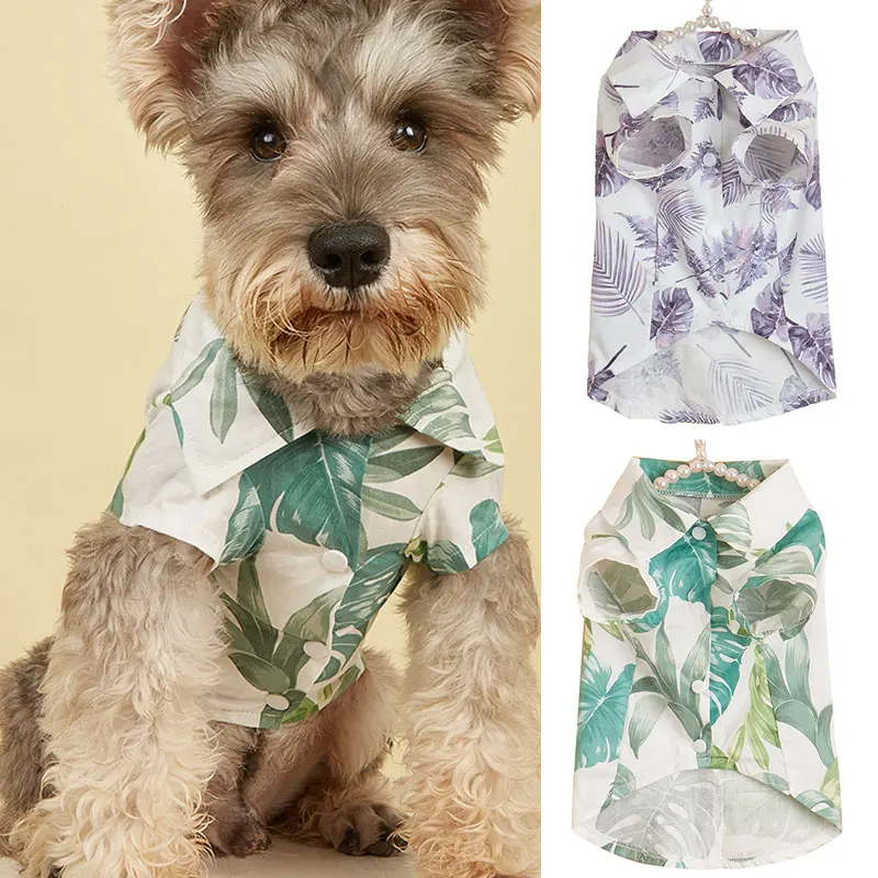 Dog Shirts Clothes Summer Beach Clothes Vest Pet Clothing Floral T-Shirt Hawaiian For Small Large Dog Chihuahua
Dog Shirts Clothes Summer Beach Clothes Vest Pet Clothing Floral T-Shirt Hawaiian For Small Large Dog Chihuahua