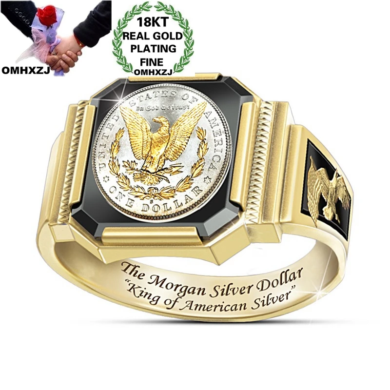 OMHXZJ Wholesale RR1229 European Fashion Hot Fine Man Male Party Birthday Wedding Gift Vintage Wide Eagle Square 18KT Gold Ring
OMHXZJ Wholesale RR1229 European Fashion Hot Fine Man Male Party Birthday Wedding Gift Vintage Wide Eagle Square 18KT Gold Ring