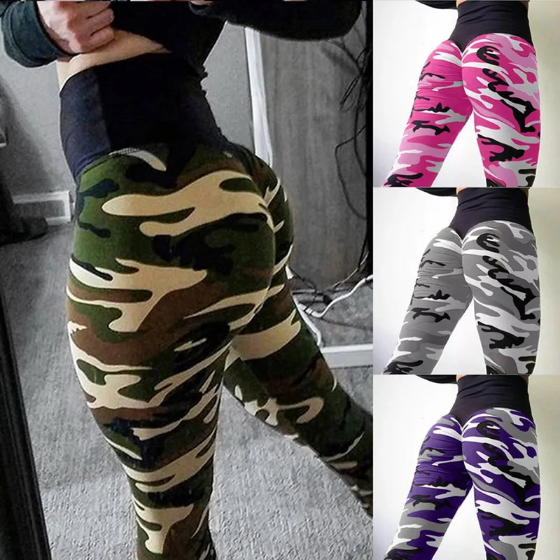Sfit Women's High Waist Slim Tight Pants Camouflage Slim Pants Sports Fitness Workout Gym Leggings Breathable Hip Pants
Sfit Women's High Waist Slim Tight Pants Camouflage Slim Pants Sports Fitness Workout Gym Leggings Breathable Hip Pants