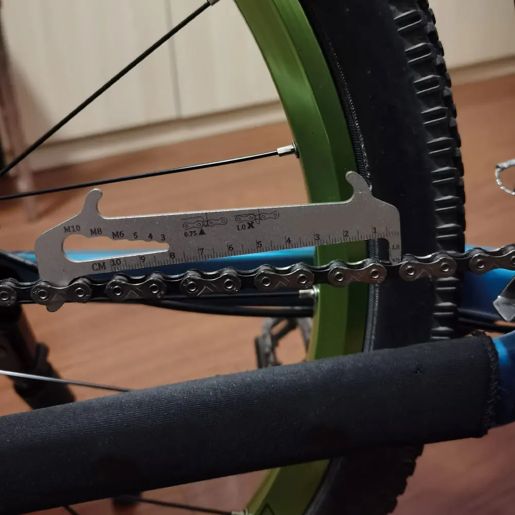 Bicycle Chain Checker Bike Chain Wear Indicator Tool Gauge Measuring Ruler Tool For Mountain Bike Road Bike
Bicycle Chain Checker Bike Chain Wear Indicator Tool Gauge Measuring Ruler Tool For Mountain Bike Road Bike