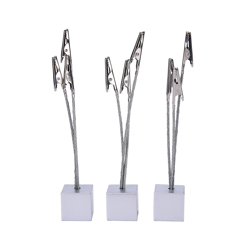 Small Cube 3 Alligator Wire Memo Picture Note Card Desk Paper Photo Clip Holder,table Stand Place Office Dest Favor
Small Cube 3 Alligator Wire Memo Picture Note Card Desk Paper Photo Clip Holder,table Stand Place Office Dest Favor