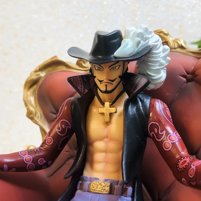 Japanese anime One Piece Hawk Eyes Dracule Mihawk on Sofa Ver. PVC Figure Statue Shichibukai Model Toy Children's Halloween Gift
Japanese anime One Piece Hawk Eyes Dracule Mihawk on Sofa Ver. PVC Figure Statue Shichibukai Model Toy Children's Halloween Gift