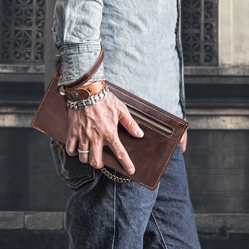 Retro Handbag Men's Organizer Wallets Phone Pocket Genuine Leather Purse Casual RFID ID Card Holder Coin Pocket Male Billetera
Retro Handbag Men's Organizer Wallets Phone Pocket Genuine Leather Purse Casual RFID ID Card Holder Coin Pocket Male Billetera