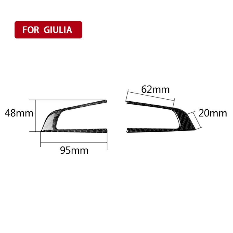 Carbon Fiber Steering Wheel Buttons Sticker Trim Fit For Alfa Romeo Giulia 2017-2018 
Carbon Fiber Steering Wheel Buttons Sticker Trim Fit For Alfa Romeo Giulia 2017-2018