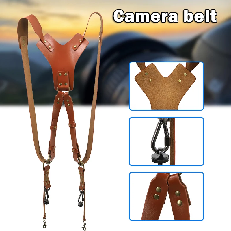 Leather Camera Shoulder Strap, Security Camera Accessories, Suitable For Photographers ND998
Leather Camera Shoulder Strap, Security Camera Accessories, Suitable For Photographers ND998