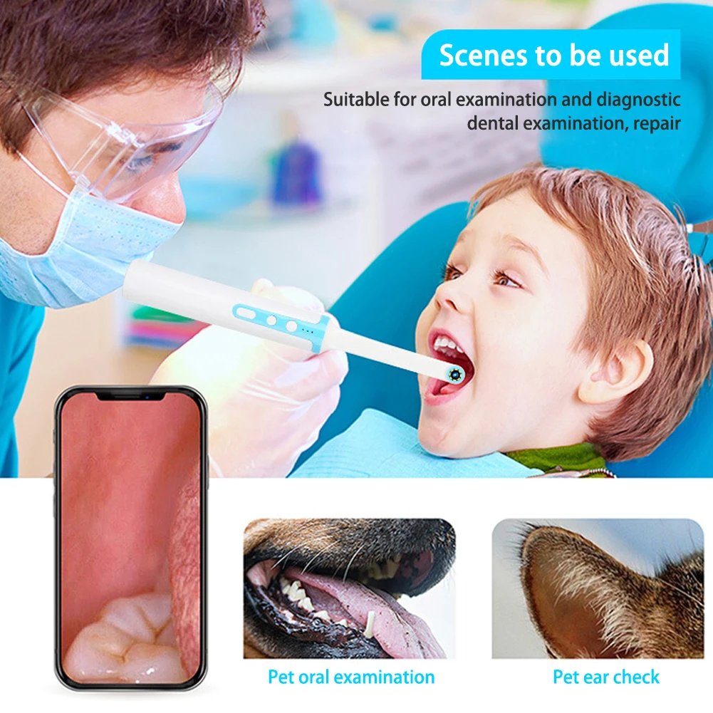 WIFI Intraoral Camera 1080P WIFI Dental Intraoral Camera Waterproof Endoscope Teeth Mirror LED Light Monitoring Inspection
WIFI Intraoral Camera 1080P WIFI Dental Intraoral Camera Waterproof Endoscope Teeth Mirror LED Light Monitoring Inspection