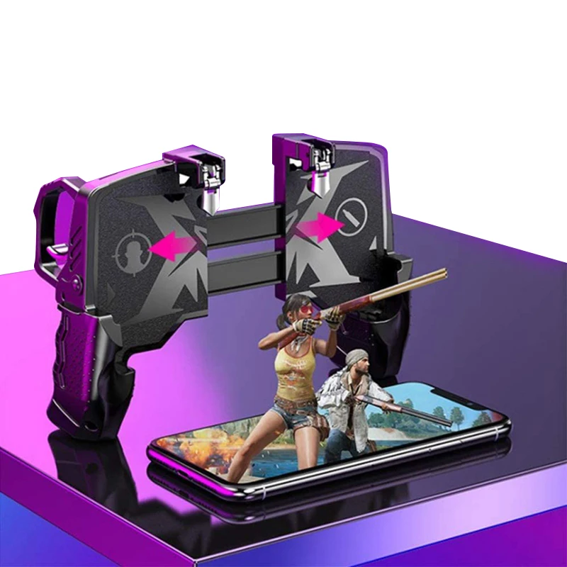 Mobile Game Controller for PUBG/Call of Duty Buttons L1R1 Shooter Joystick Gamepad for iPhone & Android Phone
Mobile Game Controller for PUBG/Call of Duty Buttons L1R1 Shooter Joystick Gamepad for iPhone & Android Phone