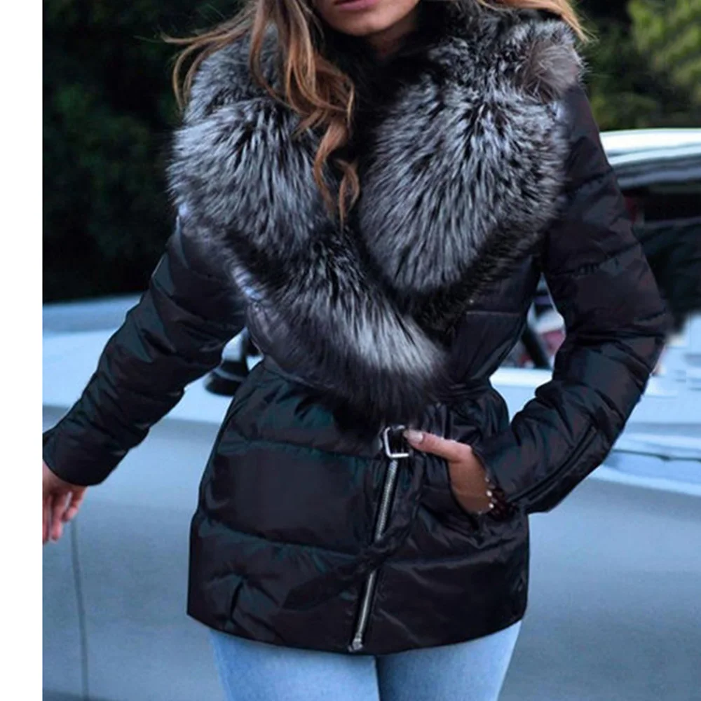 Новинка Осень-зима 2021, стильная женская хлопковая пуховая куртка с большим меховым воротником и коротким рукавом, женская зимняя куртка, па...
Новинка Осень-зима 2021, стильная женская хлопковая пуховая куртка с большим меховым воротником и коротким рукавом, женская зимняя куртка, па...