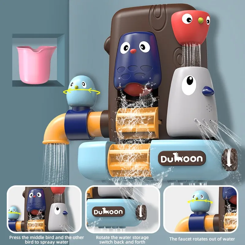 Baby Bath Toys Water Spray Shower Cartoon Elephant Tree House Toy For Bathing Bathroom Interactive Playing Game For Children
Baby Bath Toys Water Spray Shower Cartoon Elephant Tree House Toy For Bathing Bathroom Interactive Playing Game For Children