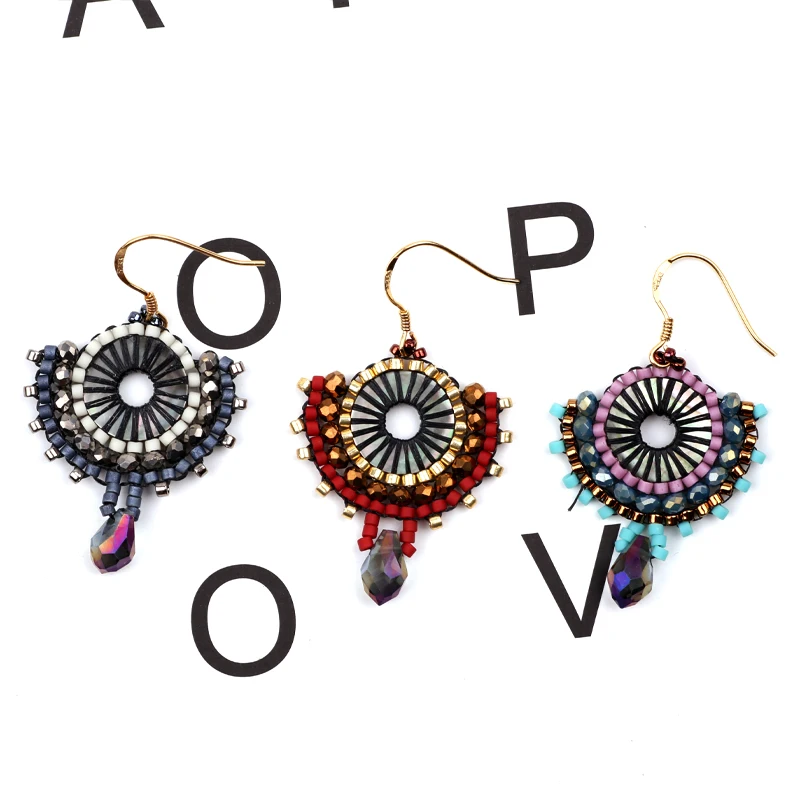 FAIRYWOO Geometric Pendientes Brincos MiYuki Drop Earrings Jewelry Handmade Delica Earrings New Fashion Bohemian Jewelry
FAIRYWOO Geometric Pendientes Brincos MiYuki Drop Earrings Jewelry Handmade Delica Earrings New Fashion Bohemian Jewelry