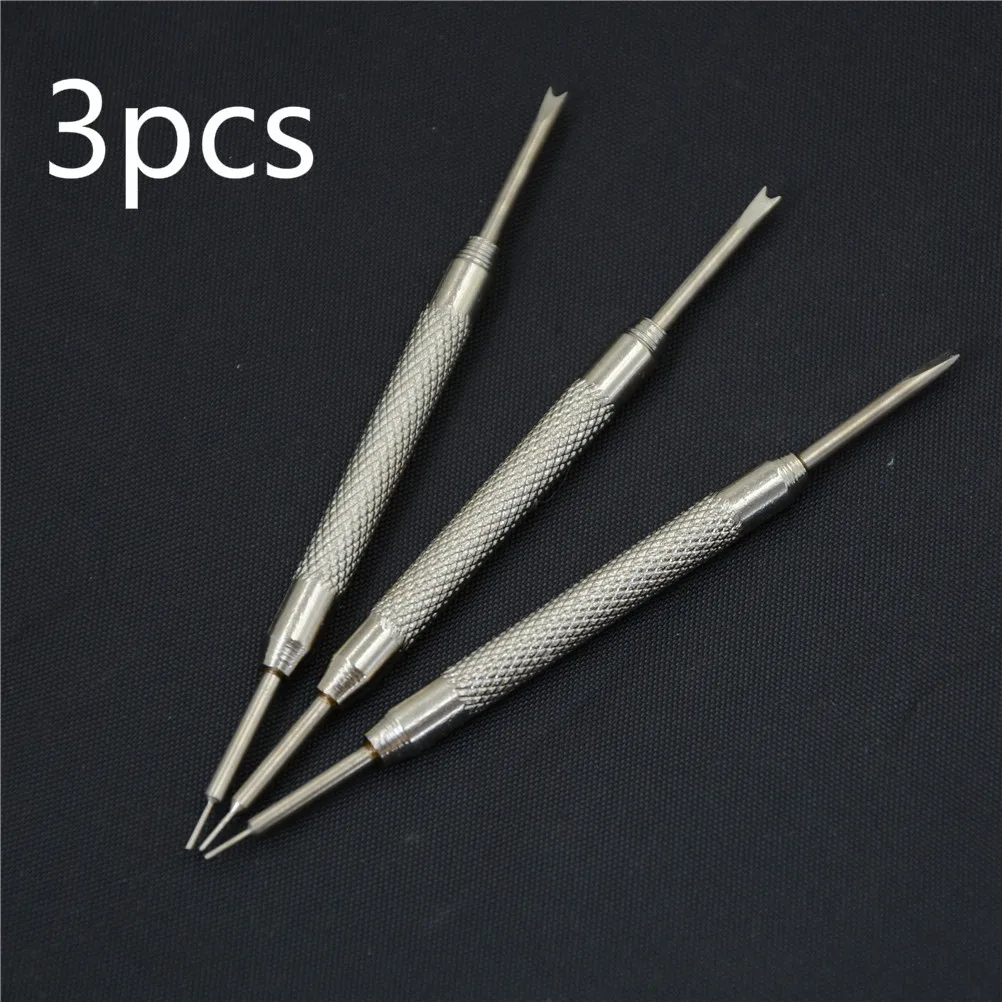 3Pcs Repair Tools Metals Bracelet Multifunctional Clock Tape Opener Strap Replace Lent Bar Attach Pin Remover Tool Opener
3Pcs Repair Tools Metals Bracelet Multifunctional Clock Tape Opener Strap Replace Lent Bar Attach Pin Remover Tool Opener