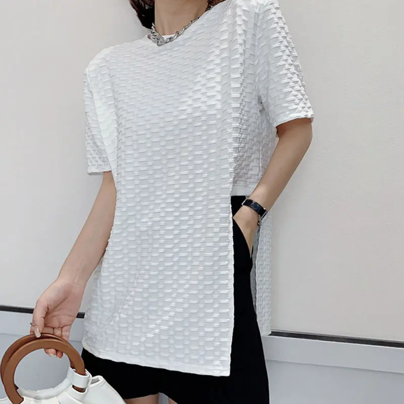 XITAO Split Irregular T Shirt Fashion New Women Pullover 2021 Summer Solid Color Small Fresh Casual Style Loose Tee CLL1710
XITAO Split Irregular T Shirt Fashion New Women Pullover 2021 Summer Solid Color Small Fresh Casual Style Loose Tee CLL1710