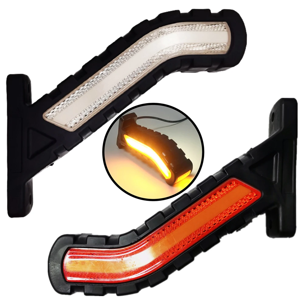 2Pcs 24V Rear Lights Trailer LED Position Lights Marker Lights For Trucks Clearance Lights Sequential Turn Signal
2Pcs 24V Rear Lights Trailer LED Position Lights Marker Lights For Trucks Clearance Lights Sequential Turn Signal