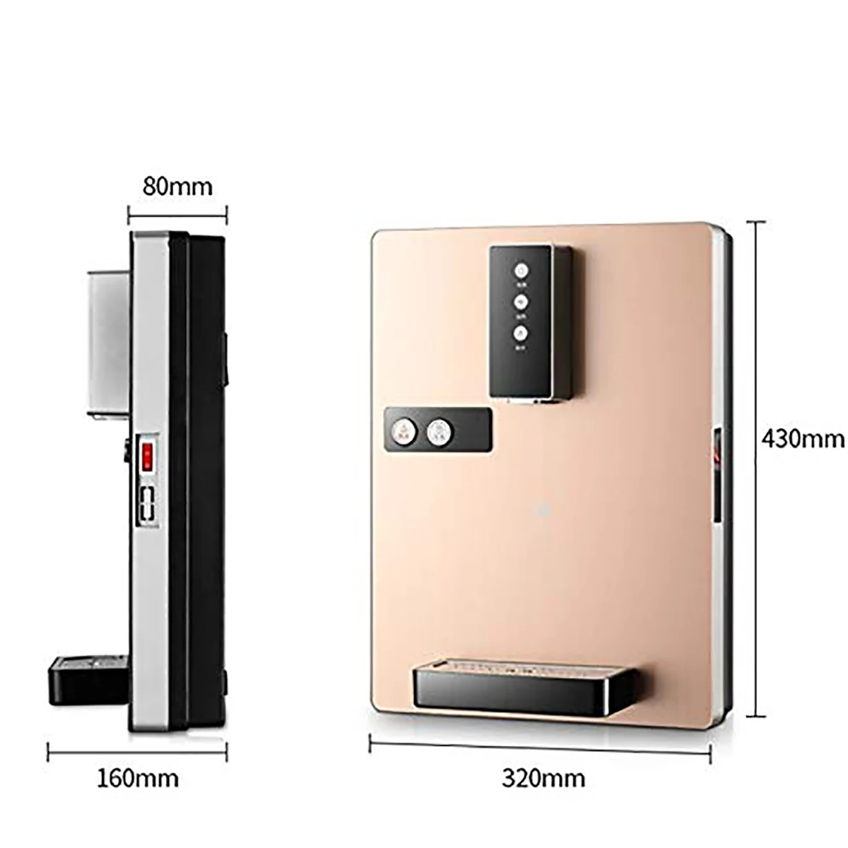 Multifunctional Hot/Cold/Ice Electric Water Dispenser 220V Wall Mounting Water Heater Water Cooler Drinking Fountain
Multifunctional Hot/Cold/Ice Electric Water Dispenser 220V Wall Mounting Water Heater Water Cooler Drinking Fountain
