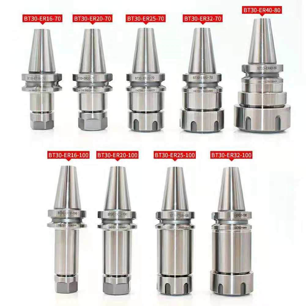 1PCS BT30 ER32 70L BT30 ER32 100L BT30 ER25 ER20 ER16 ER11 70L BT30 ER25 ER20 ER16 ER11 100 Toolholder Collet CNC Milling Lathe
1PCS BT30 ER32 70L BT30 ER32 100L BT30 ER25 ER20 ER16 ER11 70L BT30 ER25 ER20 ER16 ER11 100 Toolholder Collet CNC Milling Lathe