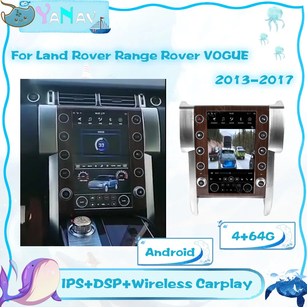 Android 2 DIN Tape Recorder Car Radio For Land Rover Range Rover VOGUE 2013-2017 GPS Navigation Auto Video MP3 Player Carplay
Android 2 DIN Tape Recorder Car Radio For Land Rover Range Rover VOGUE 2013-2017 GPS Navigation Auto Video MP3 Player Carplay