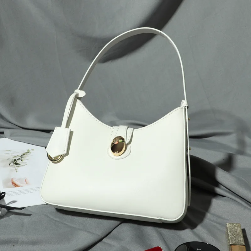 Vintage Baguette Bag Women Shoulder Bags Retro Split Genuine Leather Bags Solid Ladies Small Messenger Handbag Female
Vintage Baguette Bag Women Shoulder Bags Retro Split Genuine Leather Bags Solid Ladies Small Messenger Handbag Female