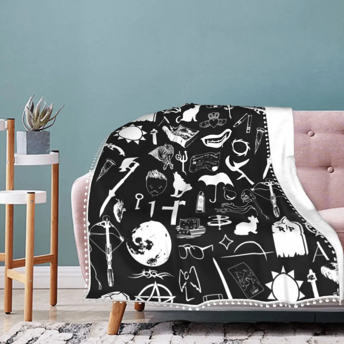 Buffy Symbology White Angel Blanket Weird Witch Fleece Sleep Blanket Soft Cheap Fuzzy Bedspread
Buffy Symbology White Angel Blanket Weird Witch Fleece Sleep Blanket Soft Cheap Fuzzy Bedspread