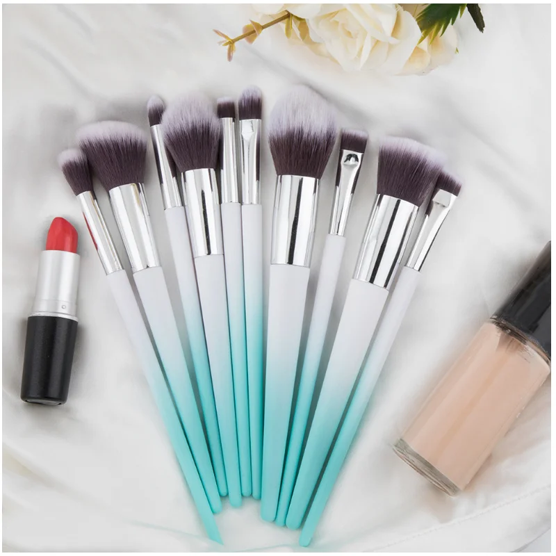 10 Pcs Makeup Brush Suits Gradient Contour Powder Foundation Eyeshadow Highlight Concealer Eyebrow Lips Eyeliner Make Up Tool
10 Pcs Makeup Brush Suits Gradient Contour Powder Foundation Eyeshadow Highlight Concealer Eyebrow Lips Eyeliner Make Up Tool