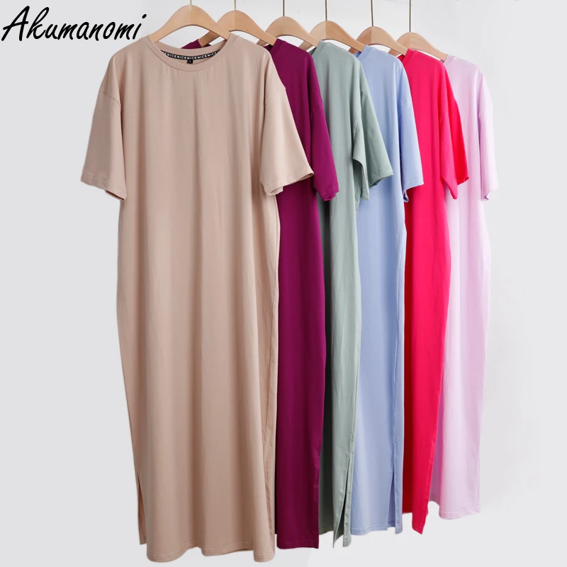 FAKUNTN Oversized Long Summer Plus Size Women Slit Dresses 6xl 7xl 8xl 9xl 10xl Cotton Loose Casual Maxi Harajuku Za Boho Dress 
FAKUNTN Oversized Long Summer Plus Size Women Slit Dresses 6xl 7xl 8xl 9xl 10xl Cotton Loose Casual Maxi Harajuku Za Boho Dress
