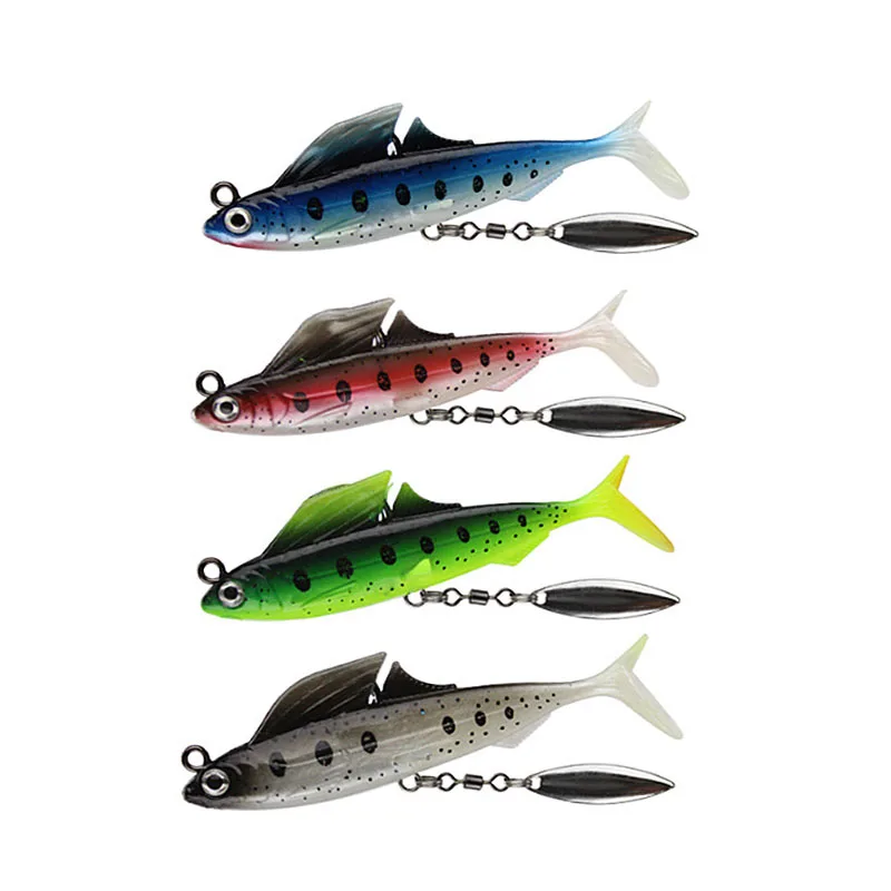 1Pcs Hidden hook Soft Bait With Rotating Spoon Fishing Lure 85mm 12.5g Shad Jig Wobblers Artificial Silicone Lures Bass Carp
1Pcs Hidden hook Soft Bait With Rotating Spoon Fishing Lure 85mm 12.5g Shad Jig Wobblers Artificial Silicone Lures Bass Carp