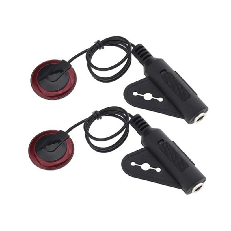 2 Piece Piezoelectric Pickup Contact Microphone Sensor Kit, Jack Cable for Guitar Ukulele Violin, Etc.
2 Piece Piezoelectric Pickup Contact Microphone Sensor Kit, Jack Cable for Guitar Ukulele Violin, Etc.