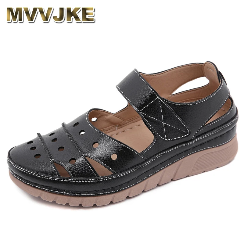 MVVJKE2021New Women Fashion PU Retro Light Velcro Car Line Anti Slip Slope Heel Baotou Sandals Comfortable Women Shoes
MVVJKE2021New Women Fashion PU Retro Light Velcro Car Line Anti Slip Slope Heel Baotou Sandals Comfortable Women Shoes