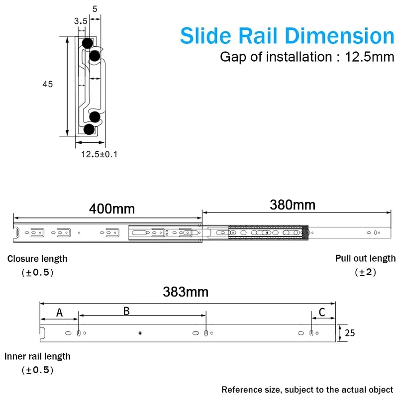 10 "-20" drawer slide rail soft close drawer rail slide rail three-section cabinet slide rail furniture hardware
10 "-20" drawer slide rail soft close drawer rail slide rail three-section cabinet slide rail furniture hardware