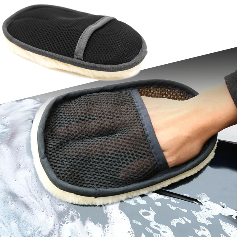 Car Body Cleaning Wool Fleece Gloves Soft Car Washing Gloves Paint Polishing Brush Microfiber Sponge Glove Auto Care Tools
Car Body Cleaning Wool Fleece Gloves Soft Car Washing Gloves Paint Polishing Brush Microfiber Sponge Glove Auto Care Tools