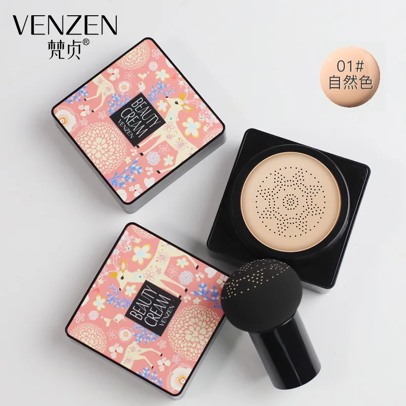 VENZEN mushroom head air cushion BB cream, Concealer isolation, light and flawless, color CC cream, tiktok and the same.
VENZEN mushroom head air cushion BB cream, Concealer isolation, light and flawless, color CC cream, tiktok and the same.