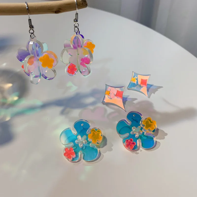 925 Silver Needle Korean Retro Geometric Rainbow Flower Earrings Rorearrings For Women 2021 Trend New Party Gift Jewelry
925 Silver Needle Korean Retro Geometric Rainbow Flower Earrings Rorearrings For Women 2021 Trend New Party Gift Jewelry