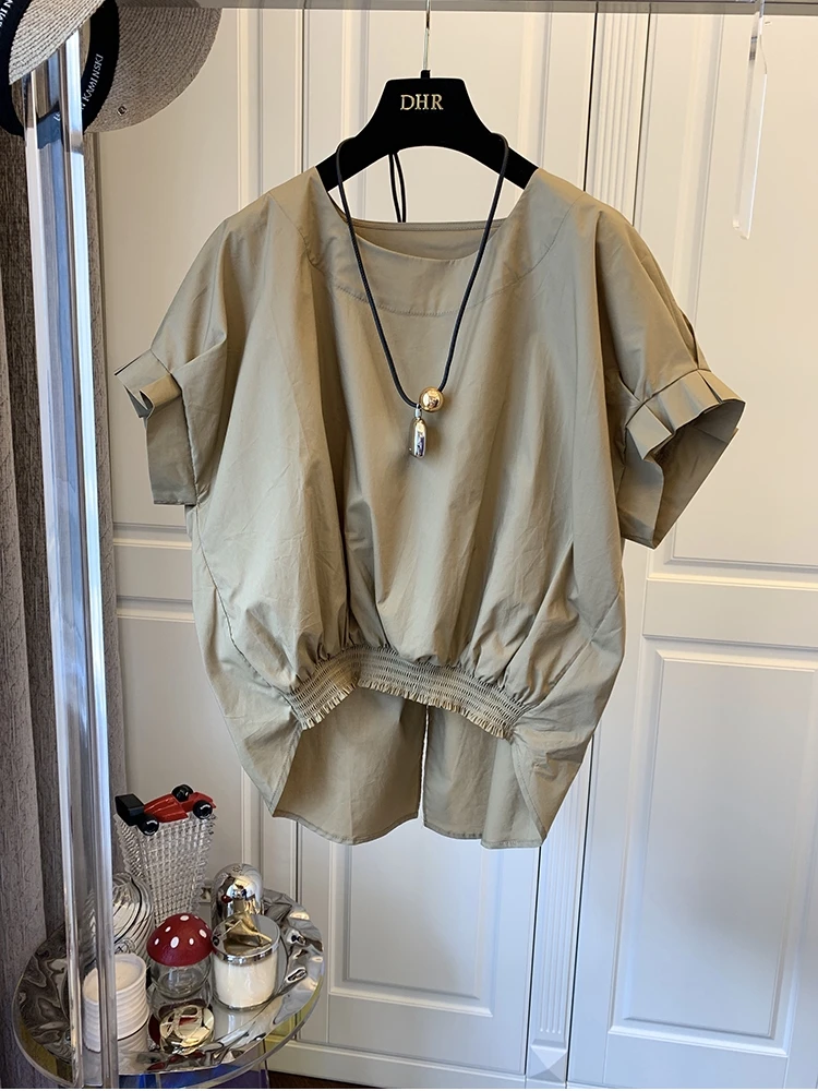 Design sense niche Korean version loose casual French open fork strap bow set head short-sleeved shirt top fairy
Design sense niche Korean version loose casual French open fork strap bow set head short-sleeved shirt top fairy