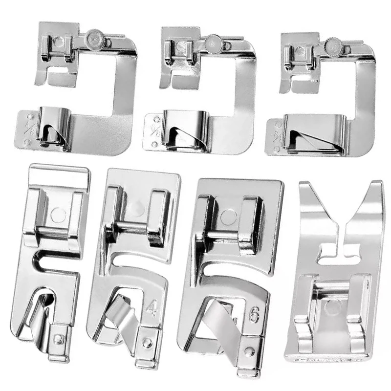 KAOBUY 7PCS Hemming Foot Kit - Narrow Rolled Hem Sewing Machine Presser Foot+Wide Hem Presser Foot+Straight Stitch Presser Foot
KAOBUY 7PCS Hemming Foot Kit - Narrow Rolled Hem Sewing Machine Presser Foot+Wide Hem Presser Foot+Straight Stitch Presser Foot