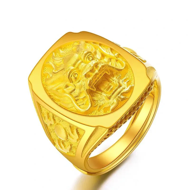 18k Yellow Gold Rings for Men Gold Three Dimensional Dragon Domineering Shaped Finger Ring Wedding Engagement Fine Jewelry Gifts
18k Yellow Gold Rings for Men Gold Three Dimensional Dragon Domineering Shaped Finger Ring Wedding Engagement Fine Jewelry Gifts