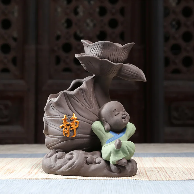 Tea Filter Purple Sand Little Monk Tea Pet Decoration Ceramic Kung Fu Tea Set Tea Drain Chinese Home Decorations
Tea Filter Purple Sand Little Monk Tea Pet Decoration Ceramic Kung Fu Tea Set Tea Drain Chinese Home Decorations