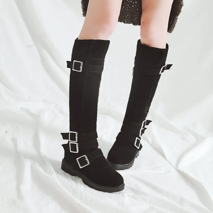 Plus Size 9 10 11 12 thigh high boots knee high boots over the knee boots women ladies boots Side zipper with belt buckle
Plus Size 9 10 11 12 thigh high boots knee high boots over the knee boots women ladies boots Side zipper with belt buckle