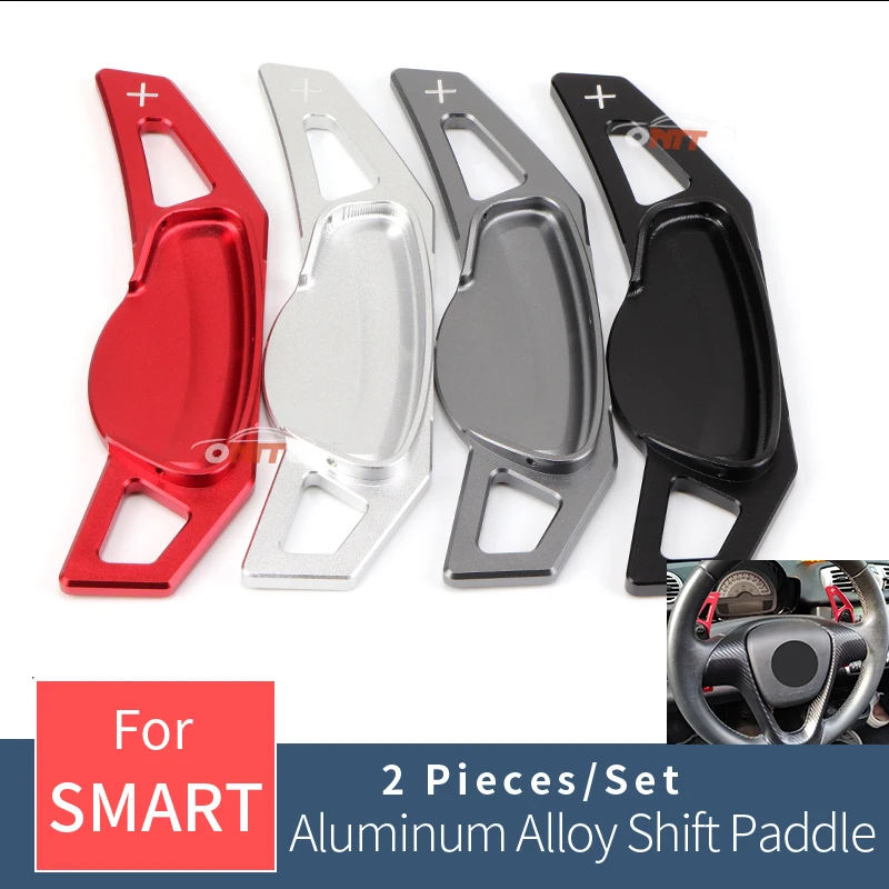 2pcs/set Car Steering Wheel DSG Paddle Extension Shifters for SMART Fortwo 2009-2017 Forfour 2015-2017 Shift Sticker Decoration 
2pcs/set Car Steering Wheel DSG Paddle Extension Shifters for SMART Fortwo 2009-2017 Forfour 2015-2017 Shift Sticker Decoration