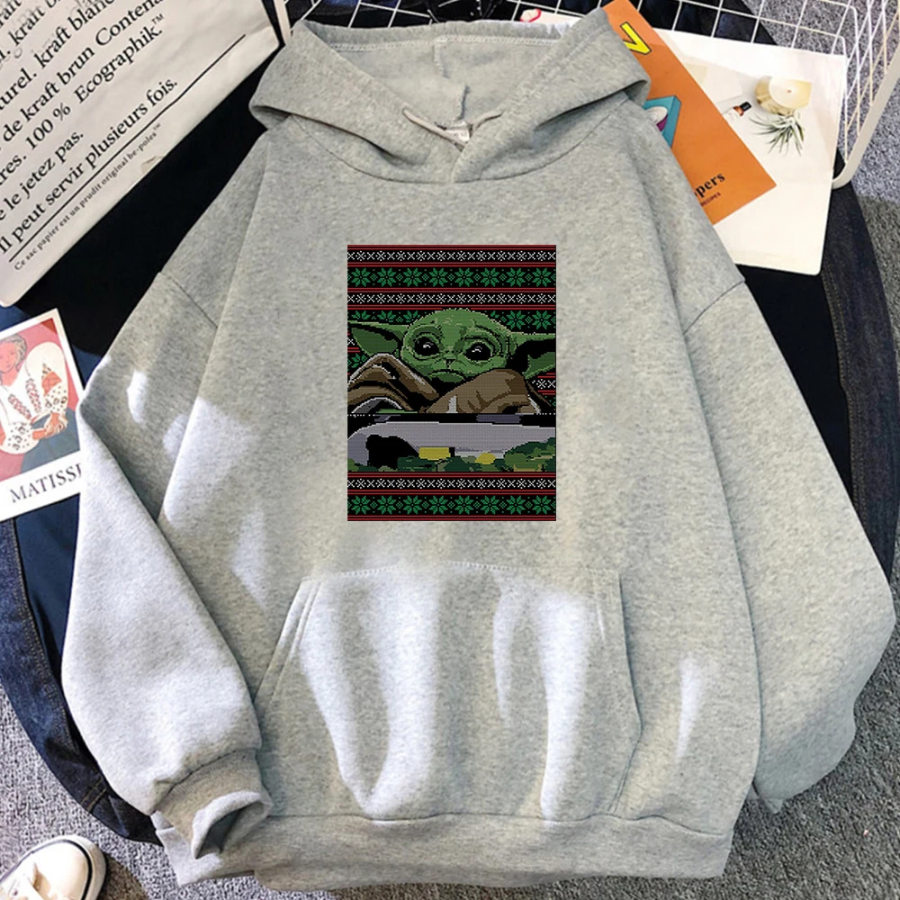 2021 Autumn Winter Fleece Hooded Male Casual Soft Warm Hoodies Baby Yoda Cartoon Sweatshirts Hip Hop Fashion Mens Streetwear
2021 Autumn Winter Fleece Hooded Male Casual Soft Warm Hoodies Baby Yoda Cartoon Sweatshirts Hip Hop Fashion Mens Streetwear