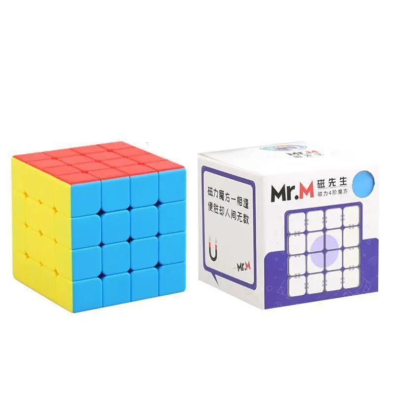 

ShengShou Mr.M 4x4x4 Магнитный магический куб бесконечности SengSo 4x4 магниты скоростной пазл антистресс обучающие игрушки для детей