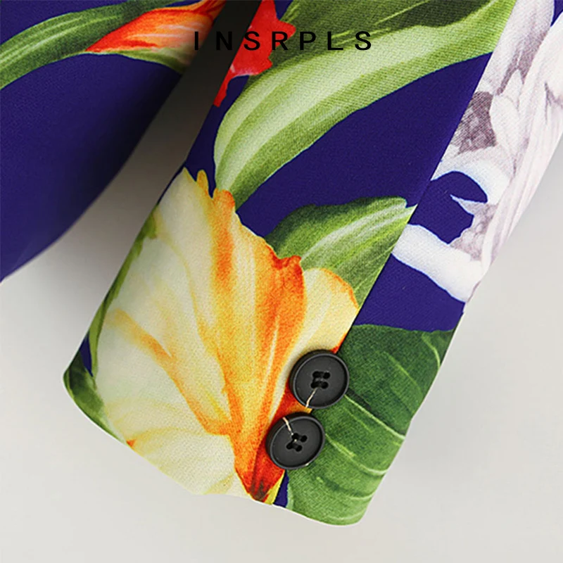 INSRPLS Women Fashion Floral Print Double Breasted Blazer Coat Vintage Long Sleeve Female Outerwear Chic Tops
INSRPLS Women Fashion Floral Print Double Breasted Blazer Coat Vintage Long Sleeve Female Outerwear Chic Tops
