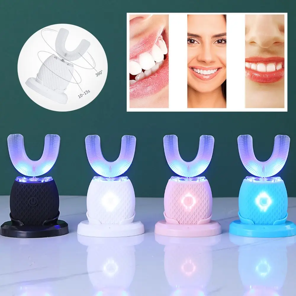 Ultrasonic Electric Toothbrush Automatic Toothbrush U Shaped 360°Cleaning Tooth Brush For Children Adult
Ultrasonic Electric Toothbrush Automatic Toothbrush U Shaped 360°Cleaning Tooth Brush For Children Adult