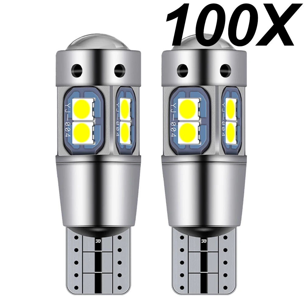 100x New T10 W5W WY5W 168 921 501 2825 Super Bright LED Car Interior Reading Dome Lights Auto Parking Lamp Wedge Tail Side Bulbs
100x New T10 W5W WY5W 168 921 501 2825 Super Bright LED Car Interior Reading Dome Lights Auto Parking Lamp Wedge Tail Side Bulbs
