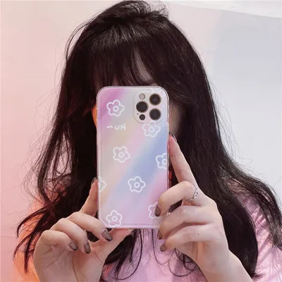 The New Stylish Side Gradient Rainbow Flower Apple Mobile Phone Shell For Ladies Soft Gradient Color Exquisite 2021 Style
The New Stylish Side Gradient Rainbow Flower Apple Mobile Phone Shell For Ladies Soft Gradient Color Exquisite 2021 Style