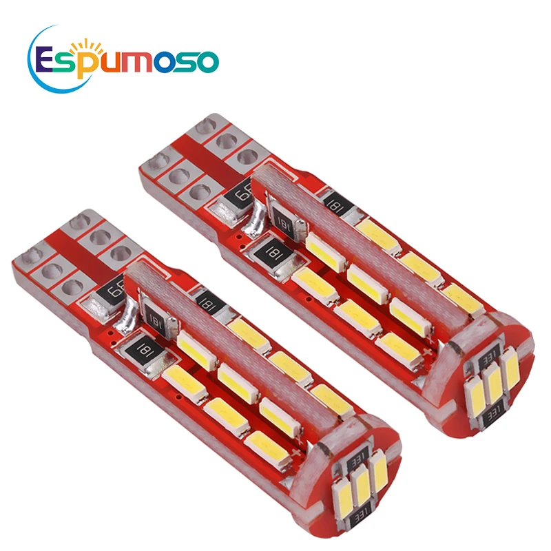 2/4pcs T10 W5W LED Canbus bulbs 168 194 4014 SMD Wedge Parking Light License Plate Light Clearance Lights Reading Lamps White
2/4pcs T10 W5W LED Canbus bulbs 168 194 4014 SMD Wedge Parking Light License Plate Light Clearance Lights Reading Lamps White