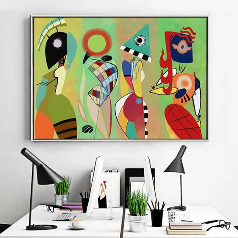 Abstract Modern Oil on Canvas Paintings Vasily Kandinsky Art Poster and Prints Wall Art Pictures Home Decor for Living Room
Abstract Modern Oil on Canvas Paintings Vasily Kandinsky Art Poster and Prints Wall Art Pictures Home Decor for Living Room
