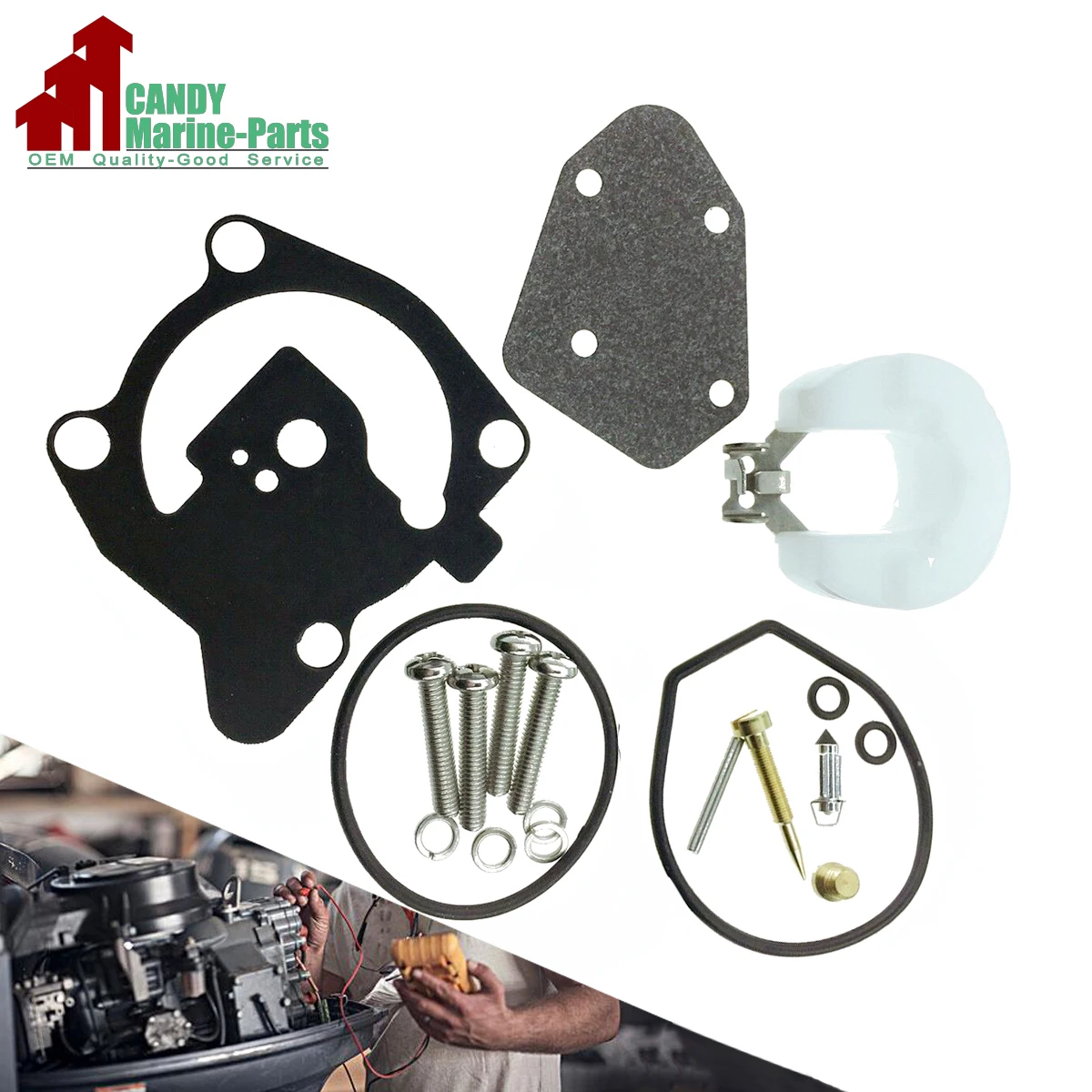Комплект Для Ремонта Карбюратора 66T W0093 00 двухтактный подвесной мотор YAMAHA 40