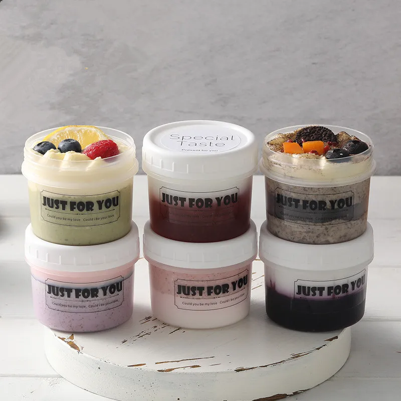 25pcs Net red ice cream box plastic jar yogurt pudding dessert packaging boxes diy party favors cake pastry cup with lid 160ml
25pcs Net red ice cream box plastic jar yogurt pudding dessert packaging boxes diy party favors cake pastry cup with lid 160ml